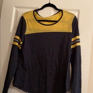 Black and yellow top